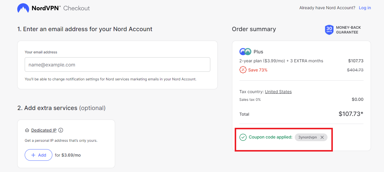 Nord PVN Coupon 3ynordvpn Validation Proof